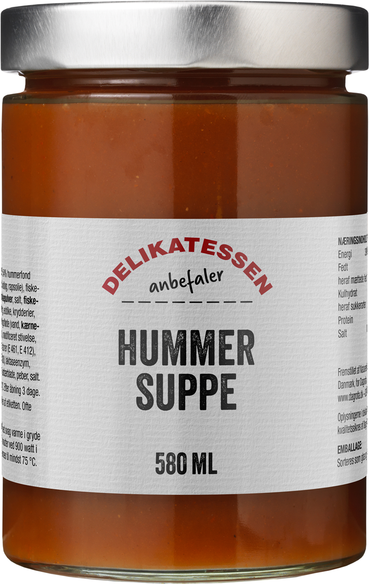 Delikatessen Anbefaler DA hummer suppe 400 g
