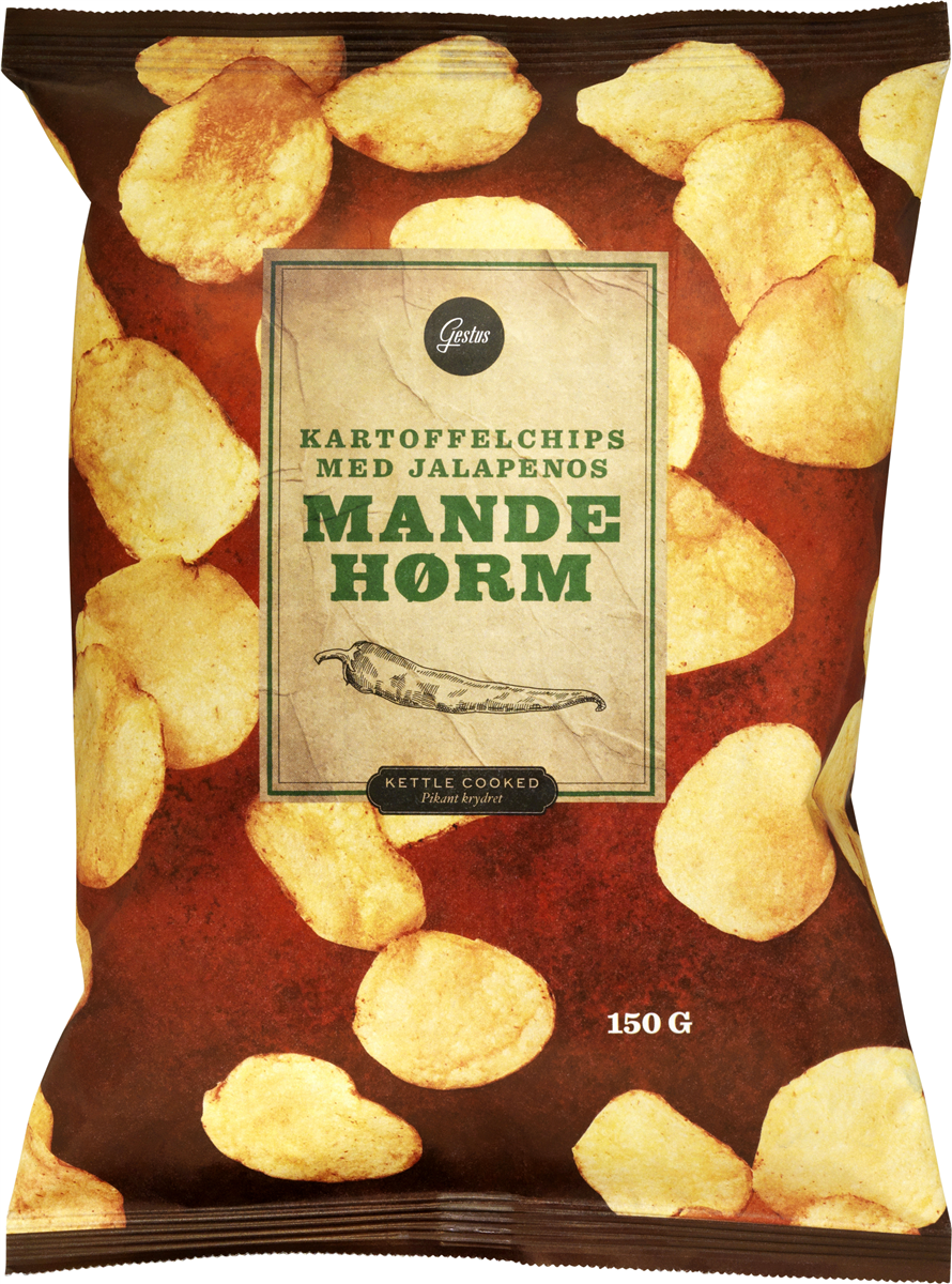 Gestus Mandehørm chips 175 g