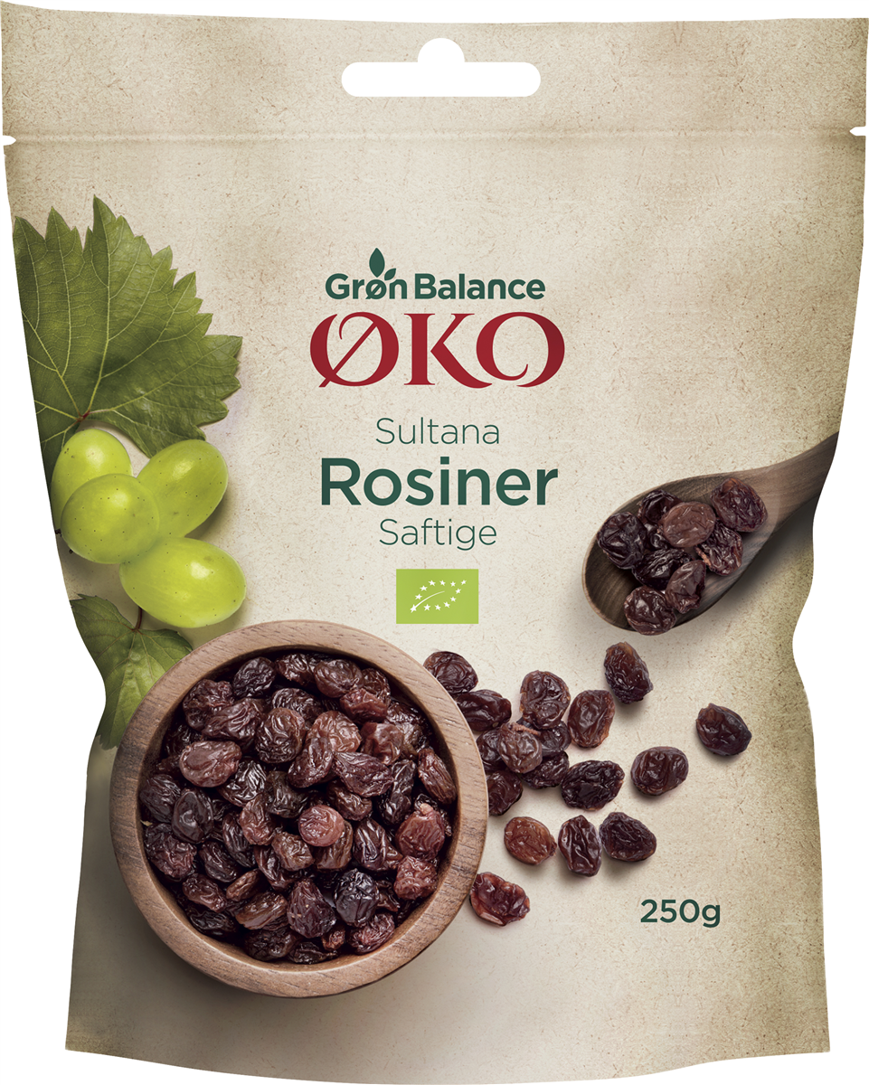 GB Rosiner Sultana Øko 250 g