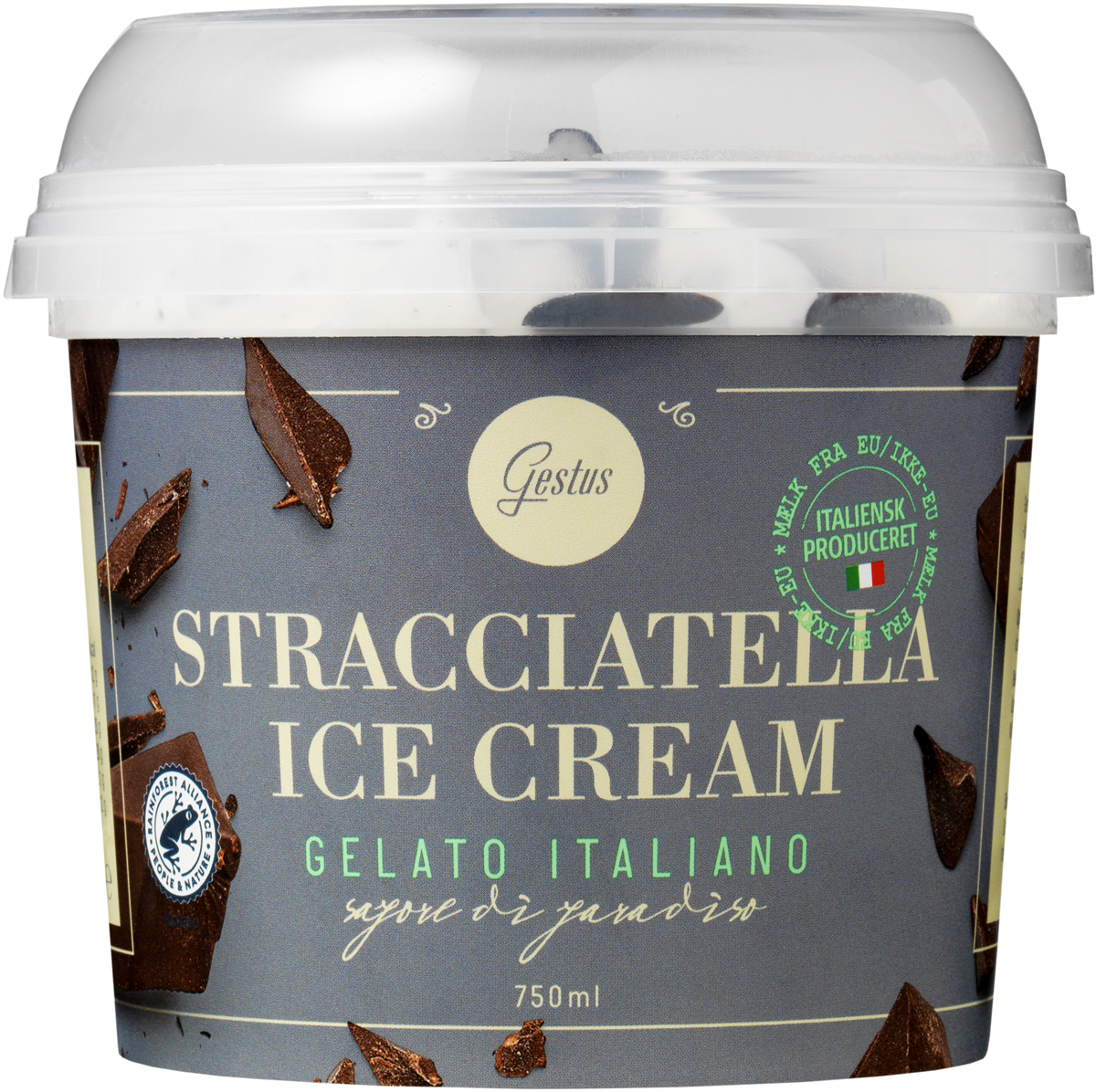 Gestus stracciatella is 750 ml