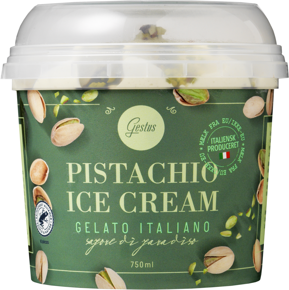 Gestus pistachio is 500 ml