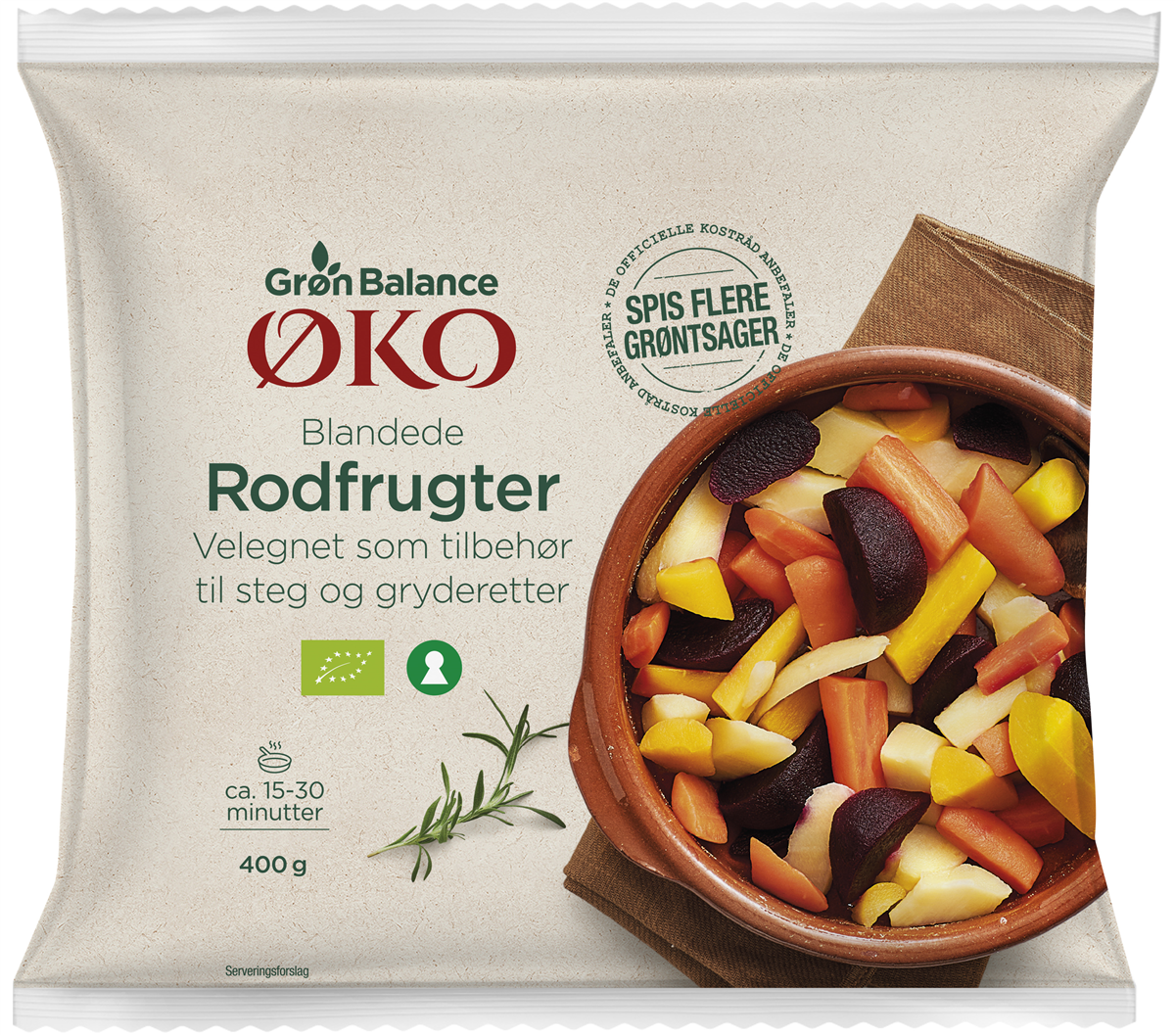 Grøn Balance Rodfrugtblanding Øko