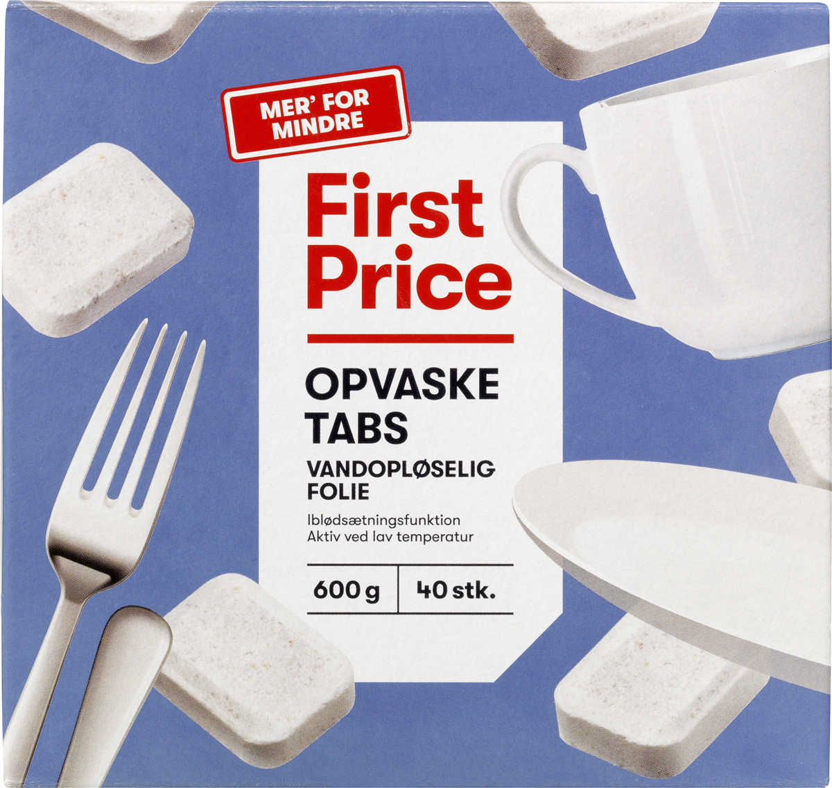 FP Opvasketabs 2 i 1, 40 stk