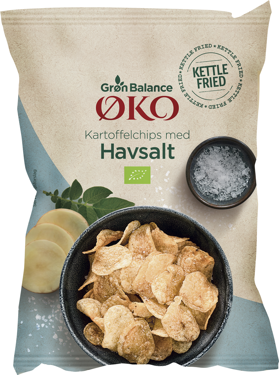 Grøn Balance Chips Salted Øko