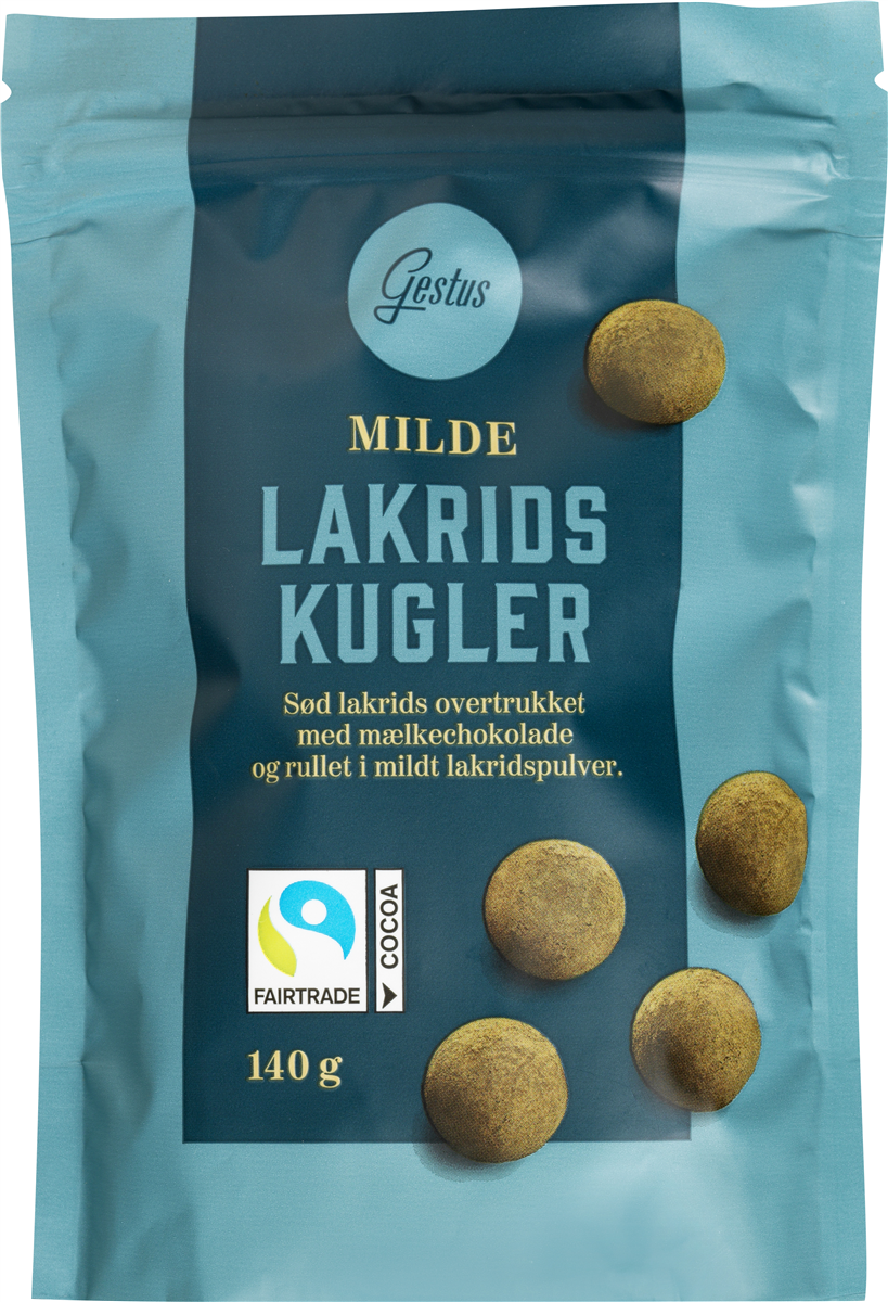 Gestus lakridskugler mild 140 g