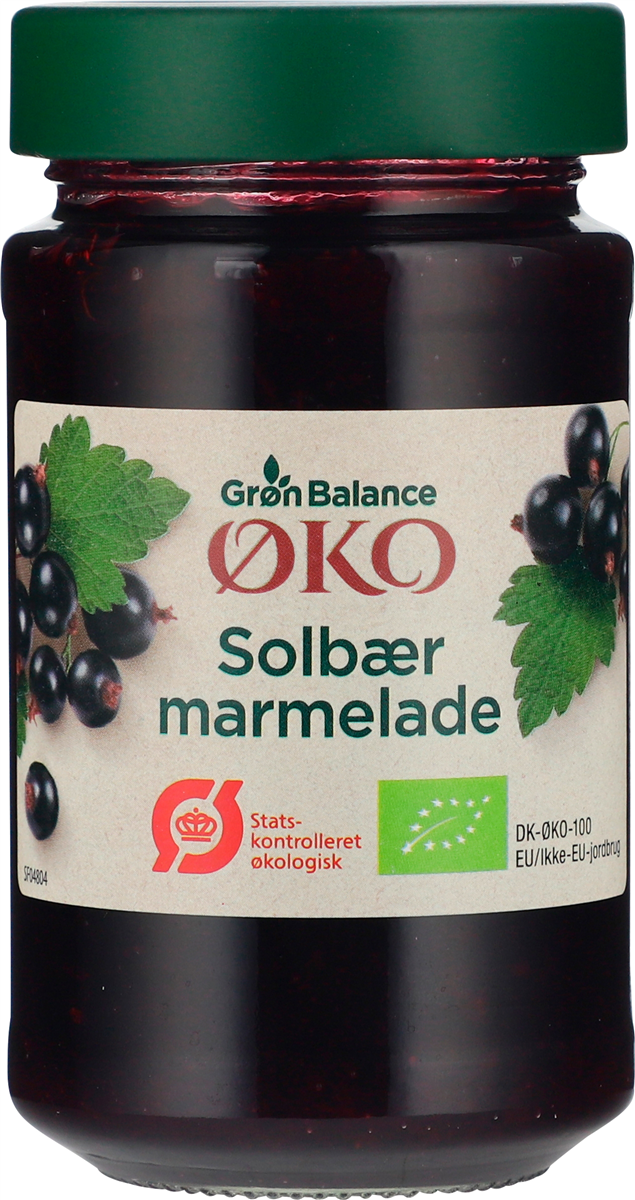 GB Marmelade Solbær Øko 265 g
