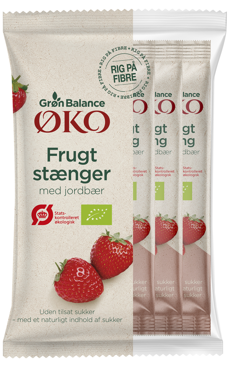 GB Frugtstang Jordbær Øko