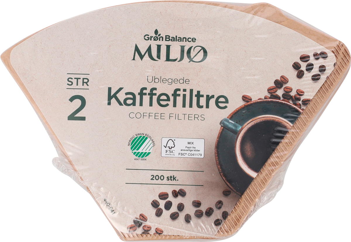 GB Kaffefilter Brun Nr. 2