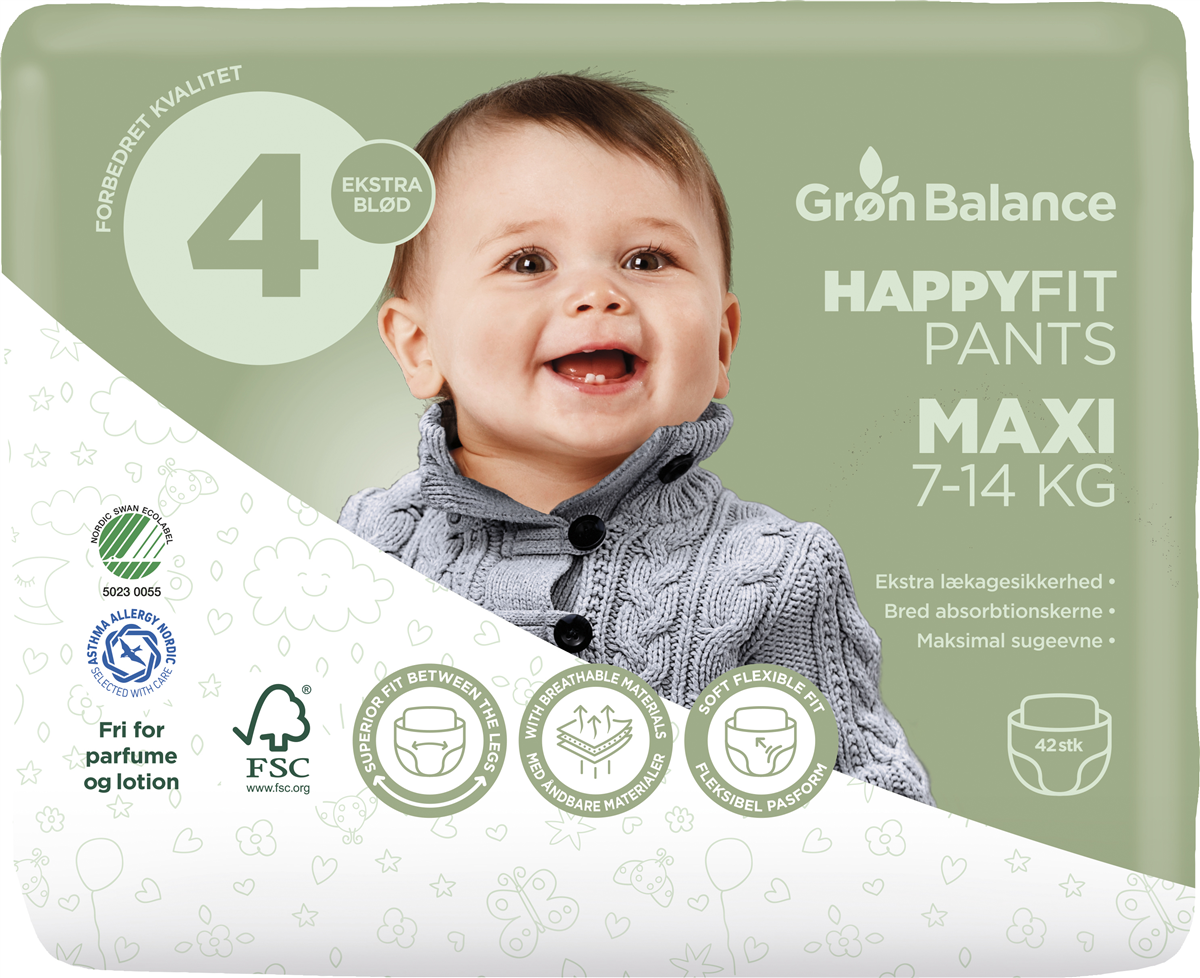 GB Bleer Pants Maxi Str 4, 42 stk