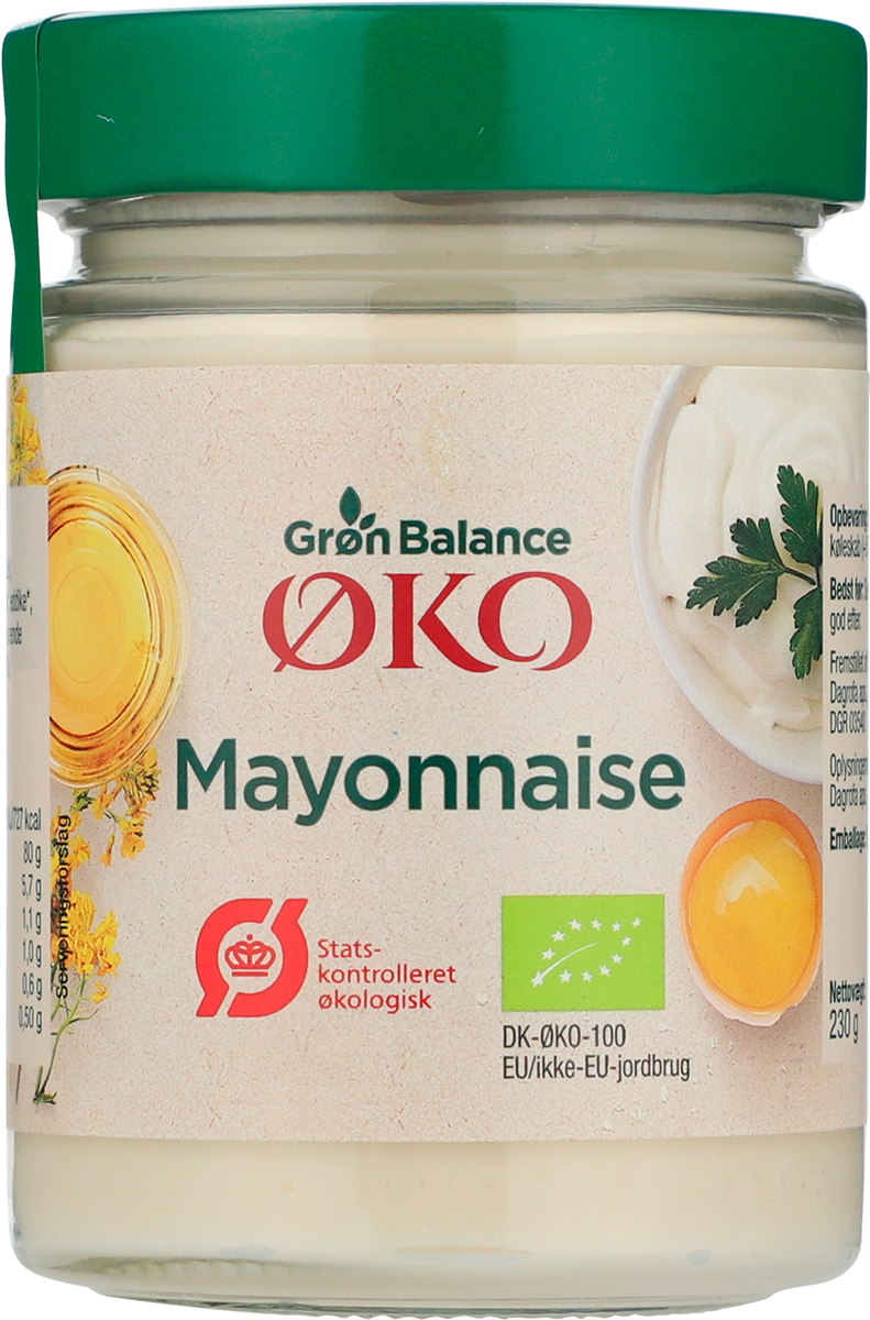 Mayonnaise øko. Grøn Balance