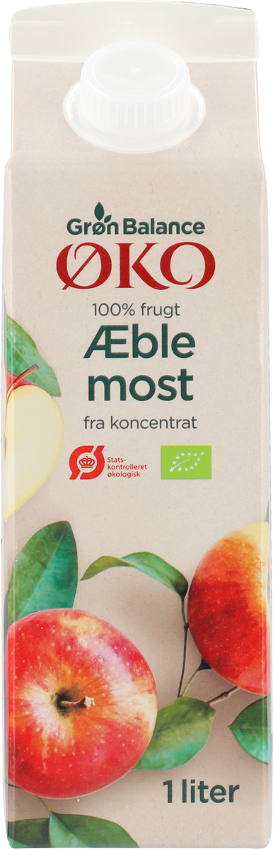 Grøn Balance Æblemost Økologisk 1 L