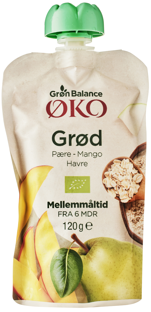 GB Grød Havre/Pær/Mango Øko