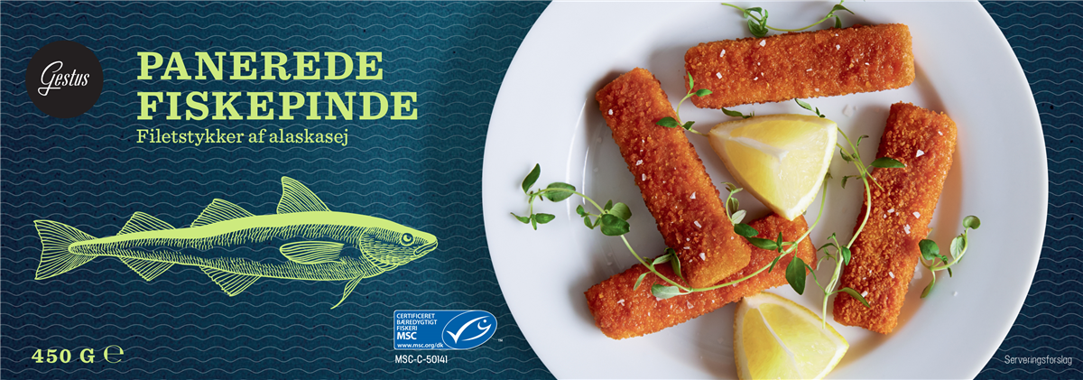 Gestus Fiskepinde MSC 450 g