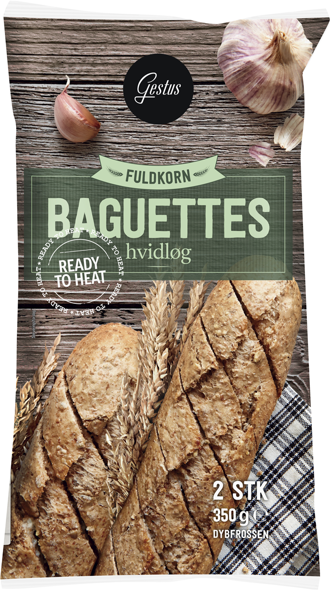Gestus baguet. hvidl/fu 2P 350 g