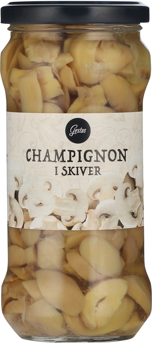 Champignon i skiver, Gestus