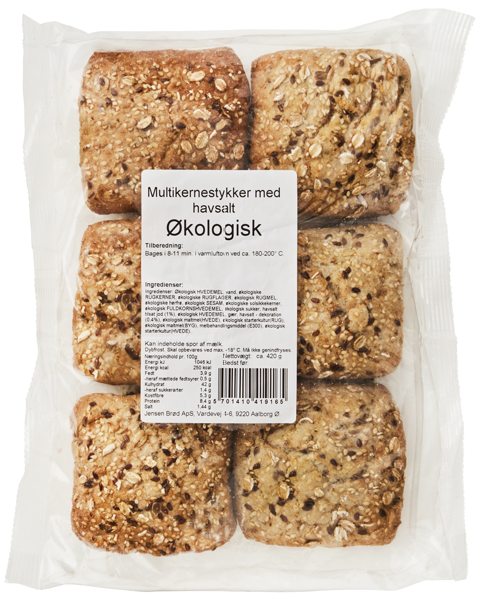 Multikernestykker øko 400 g
