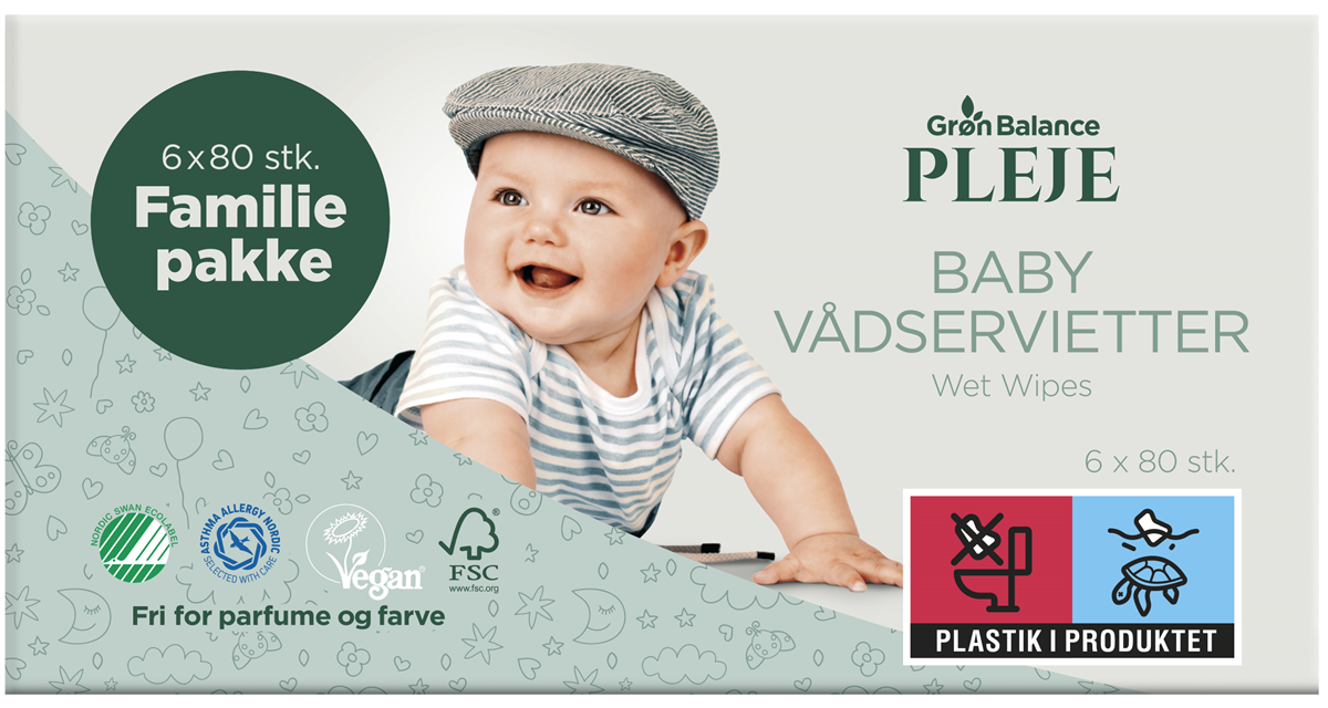 GB Vådservietter Baby 6x8