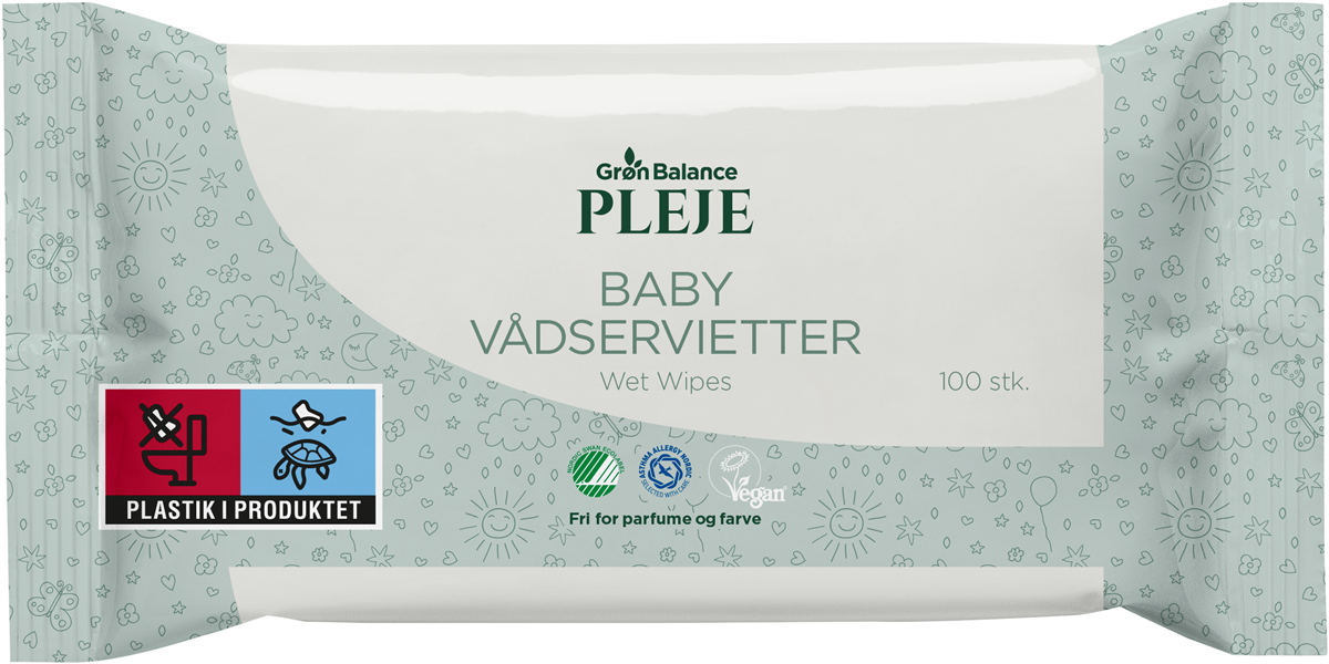 GB Vådservietter Baby 100 stk