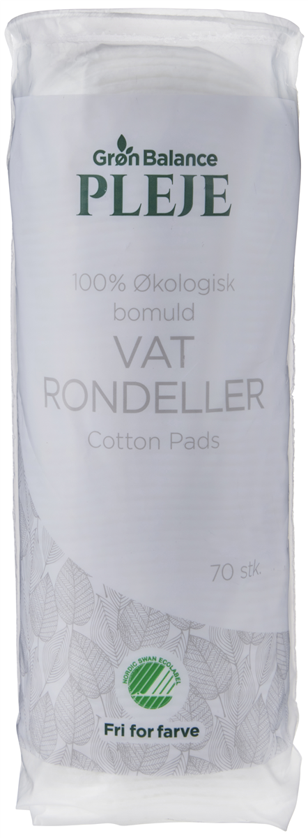 Grøn Balance Vatrondeller 70 stk