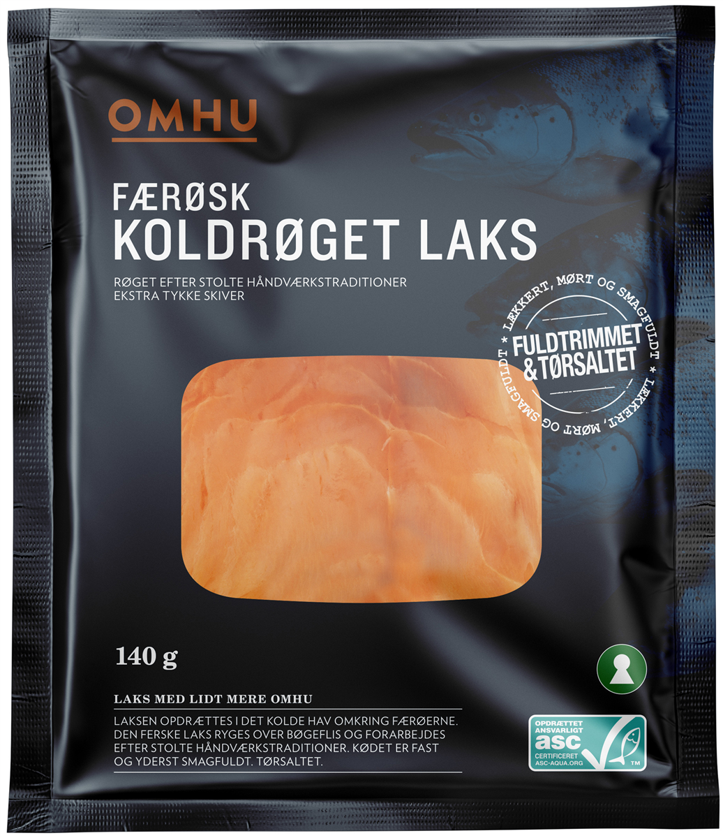 Omhu Koldrøget Færøsk Laks