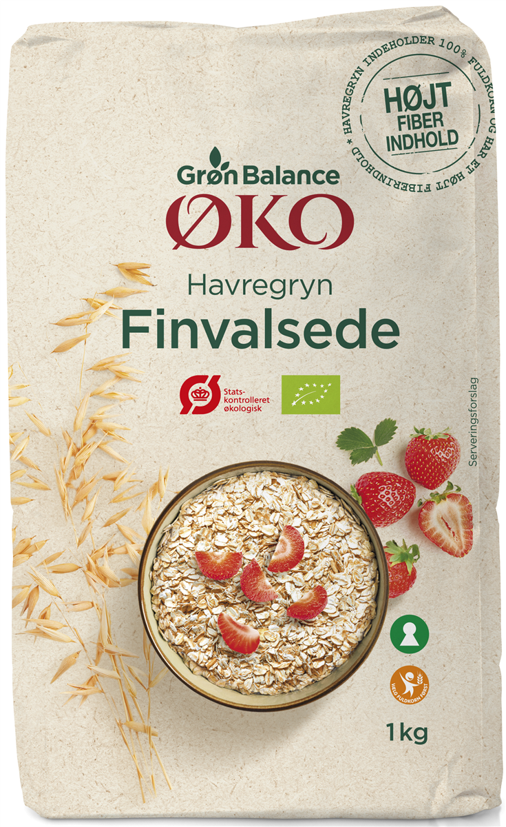 GB Havregryn Finvalset Øko