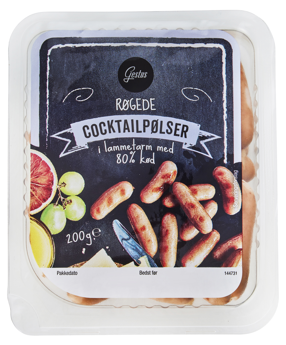 Cocktailpølser, Gestus