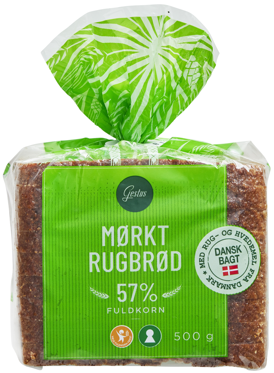 ** Mørkt rugbrød, Gestus