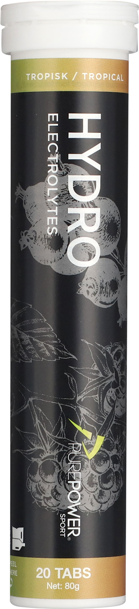 Hydro Elektrolytter Tropical 20 stk