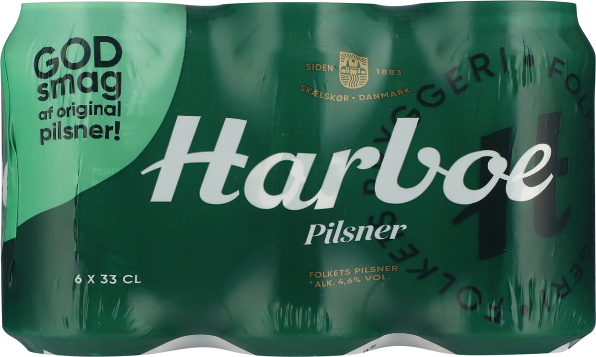 Harboe Premium Pilsner 6 x 33 cl