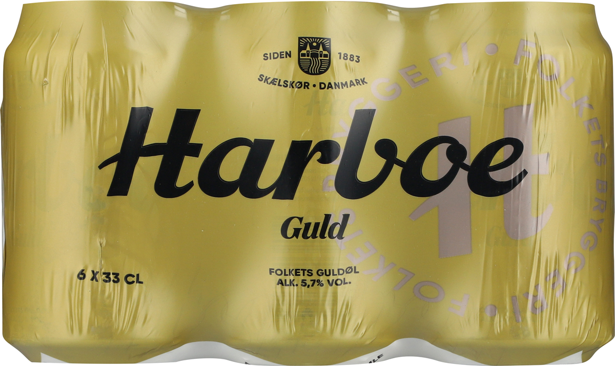 Harboe Guldøl 5,7% 6 x 33 cl