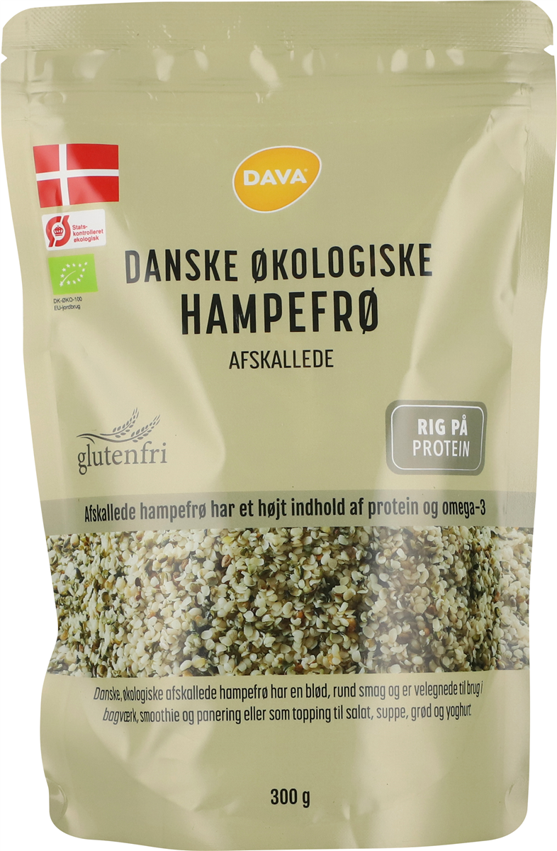 Danske Afskallede Hamp Øko