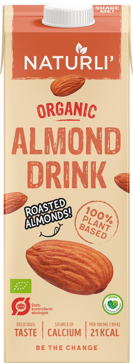 Naturli' almond drink øko 1000 ml