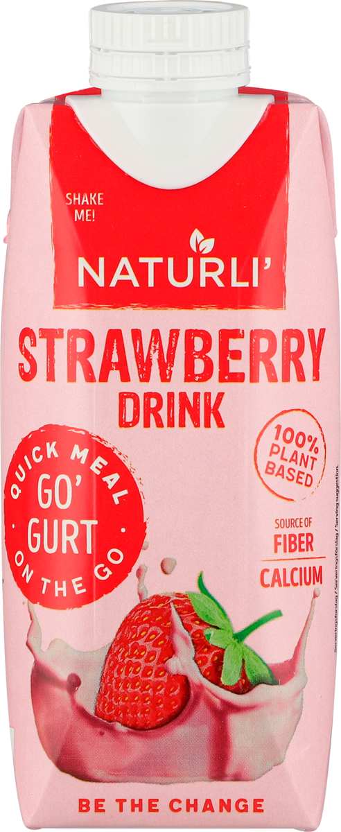 Naturli' strawberry drink 1000 ml