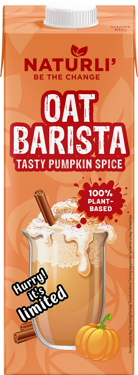 Naturli Oat Barista Pumpkin