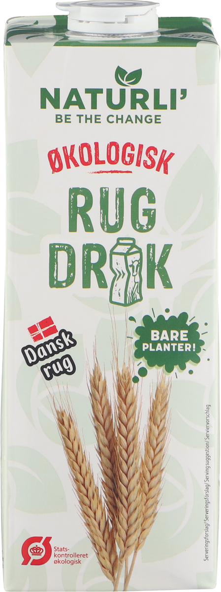 Naturli' rugdrik øko 1000 ml