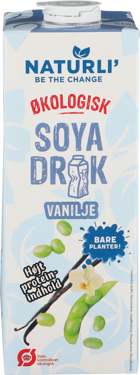 Naturli', Sojadrik m. vanilje øko