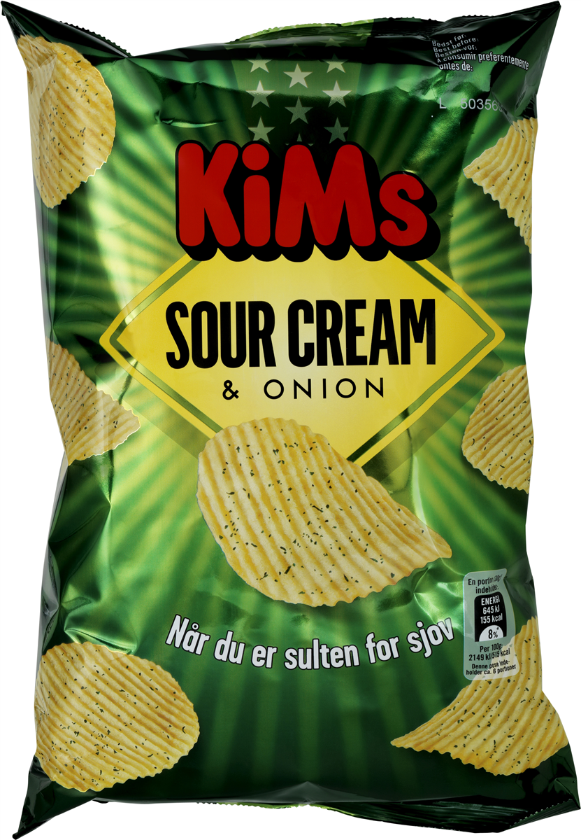 KiMs sour cream & onion 160 g