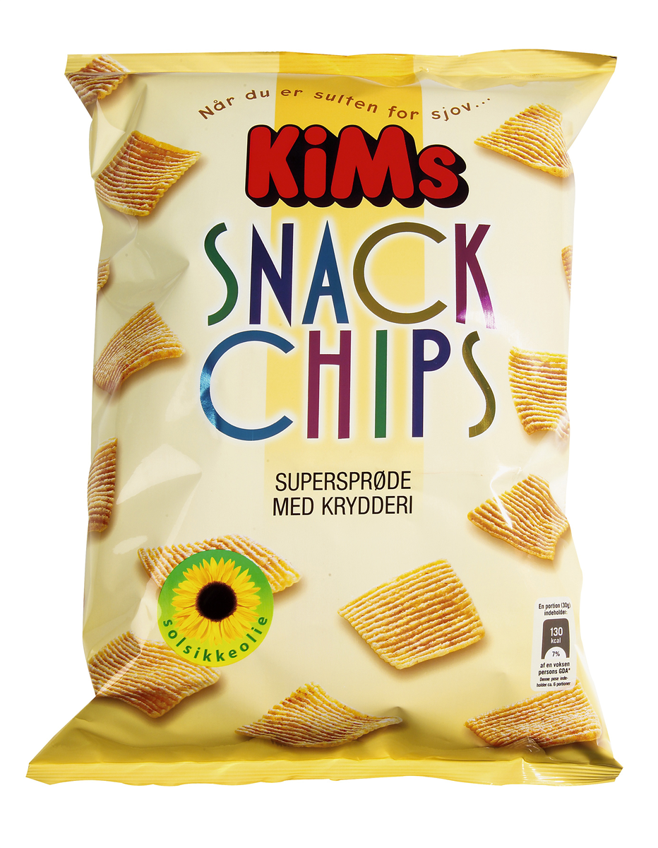 KiMs snack chips krydderi 145 g