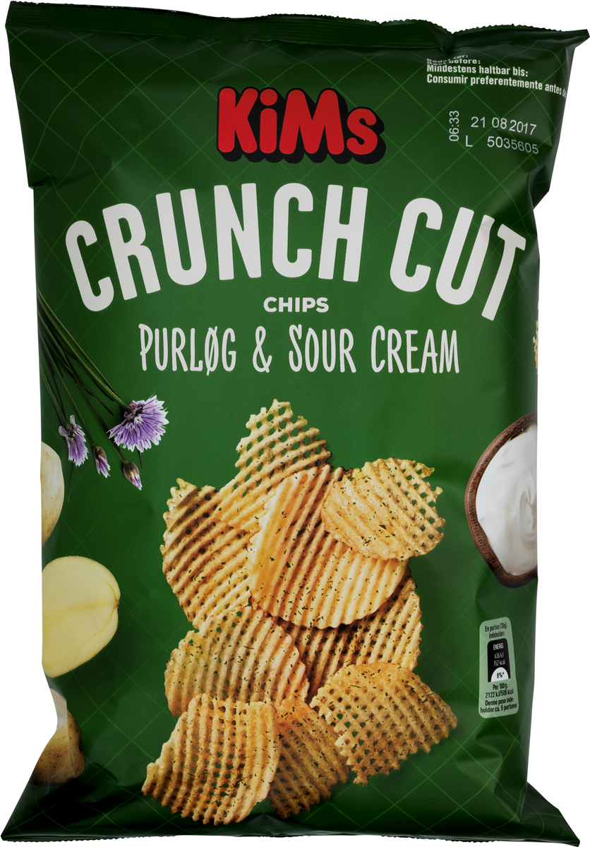 KiMs Crunch Cut purløg/SCO 160 g