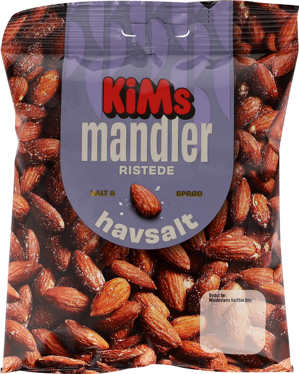 KiMs mandler med havsalt 97 g