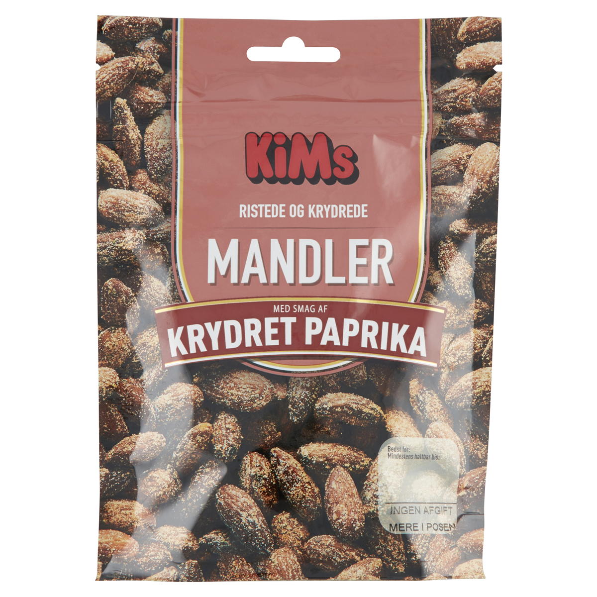 KiMs mandler krydret papri 97 g