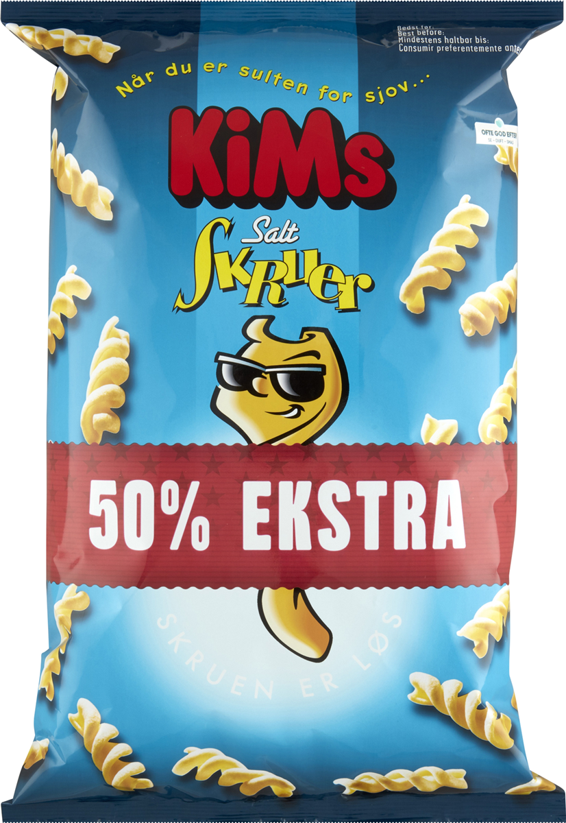 Kims Skruer Saltede +50%