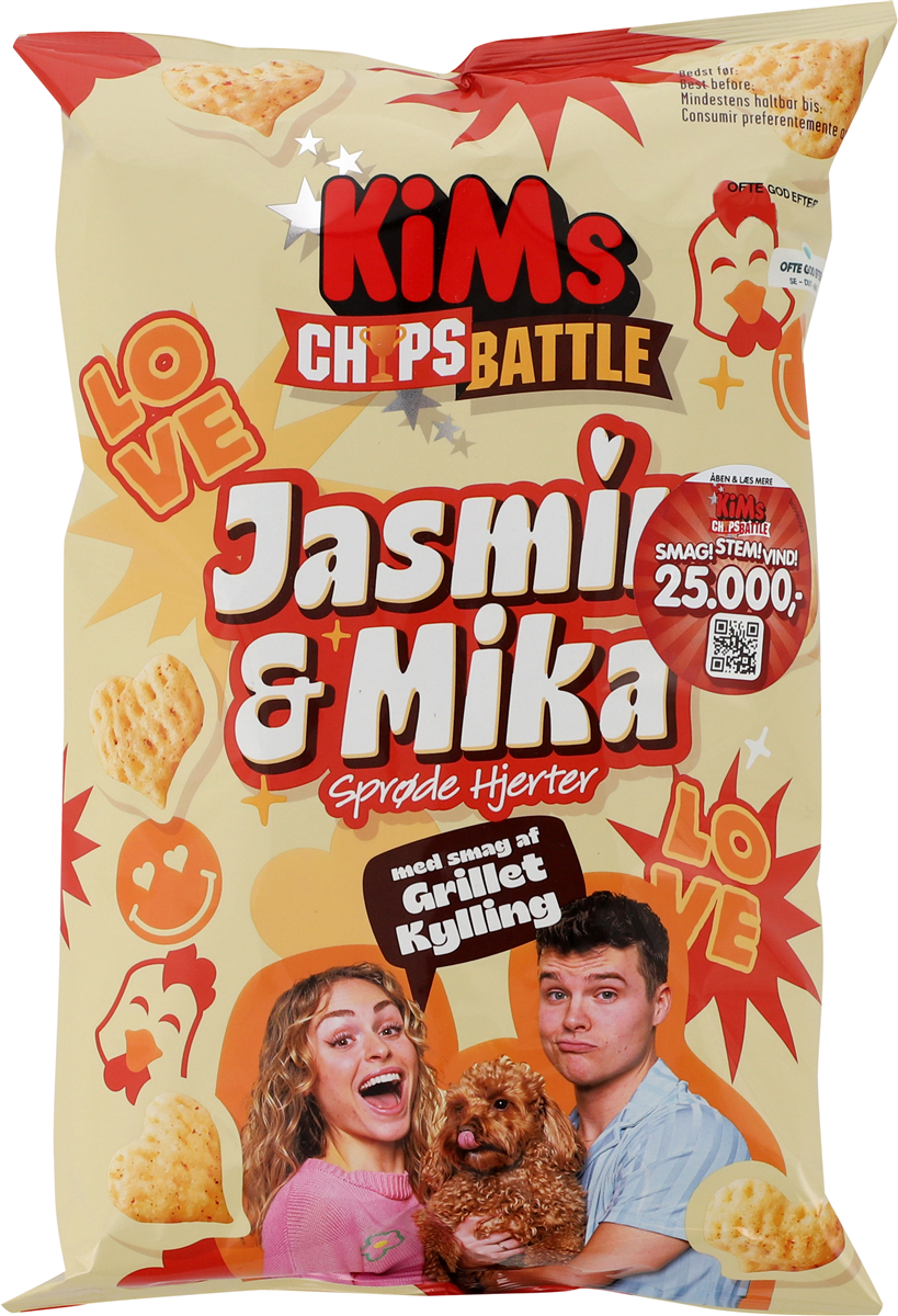 KiMs sprøde hjerter 150 g