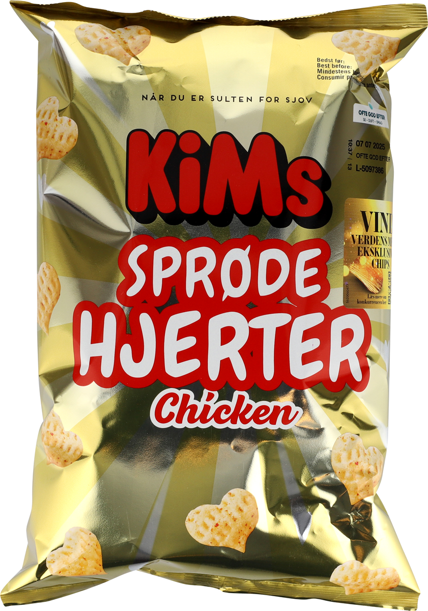 Sprøde Hjerter m. kyllingesmag, Kims
