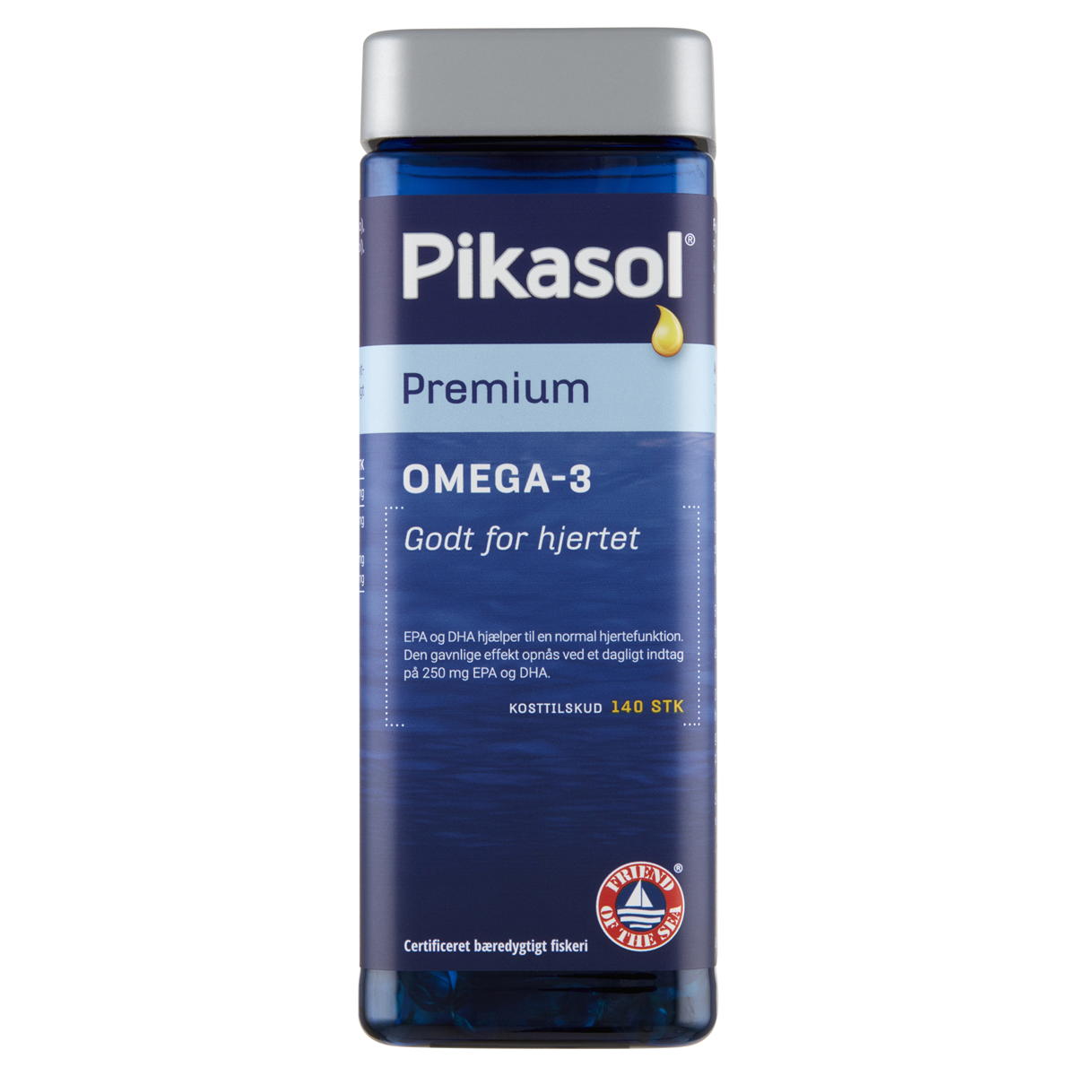 Pikasol Fiskeolie Premium, 140 stk