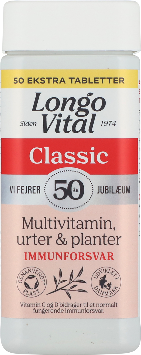 Longovital Classic 50+ 180 stk.