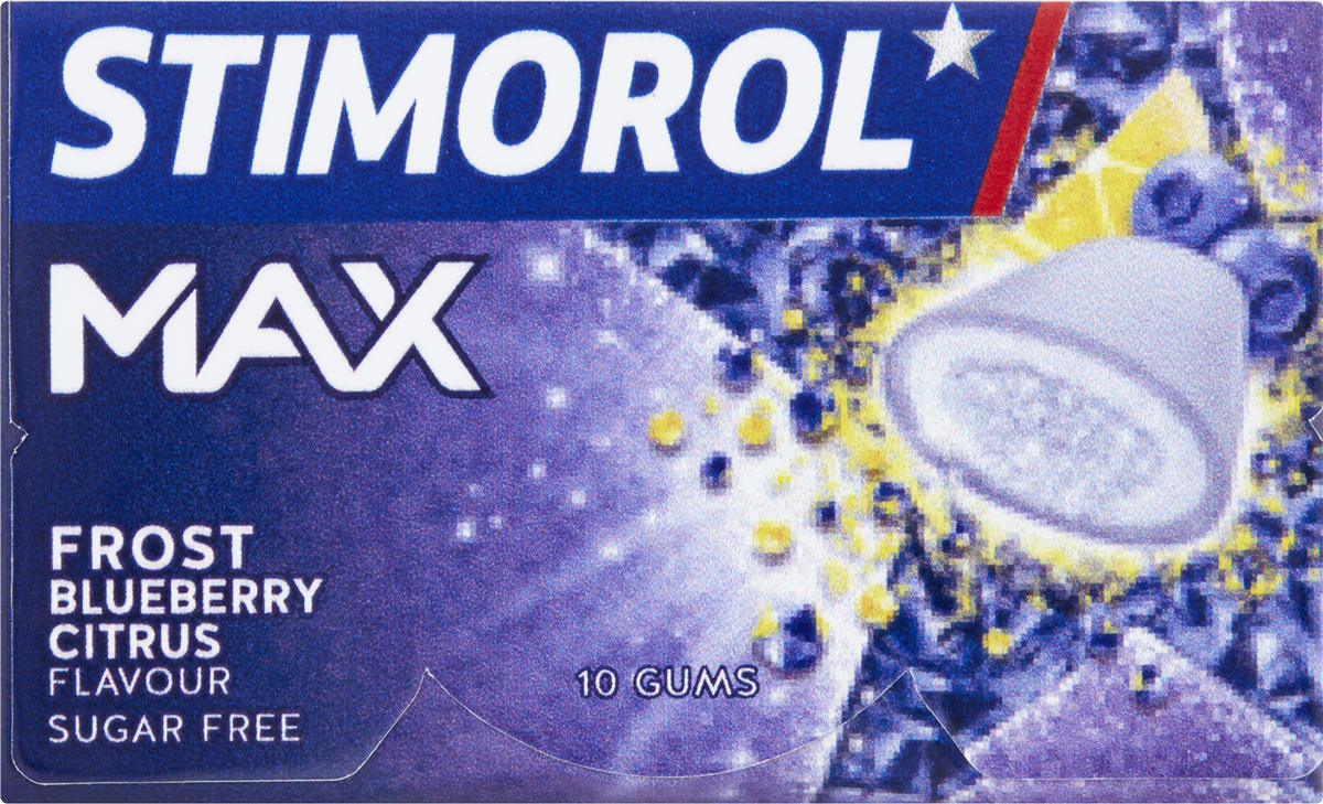 Stimorol Max blueberry cit 20 g