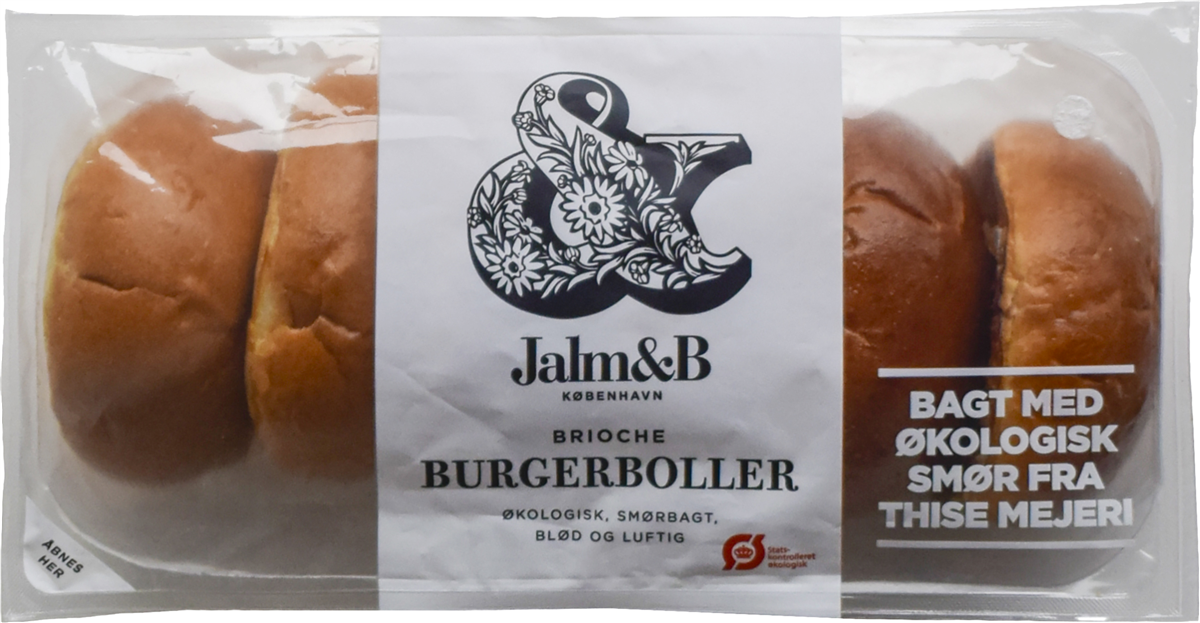 Brioche Burgerbolle Økoo