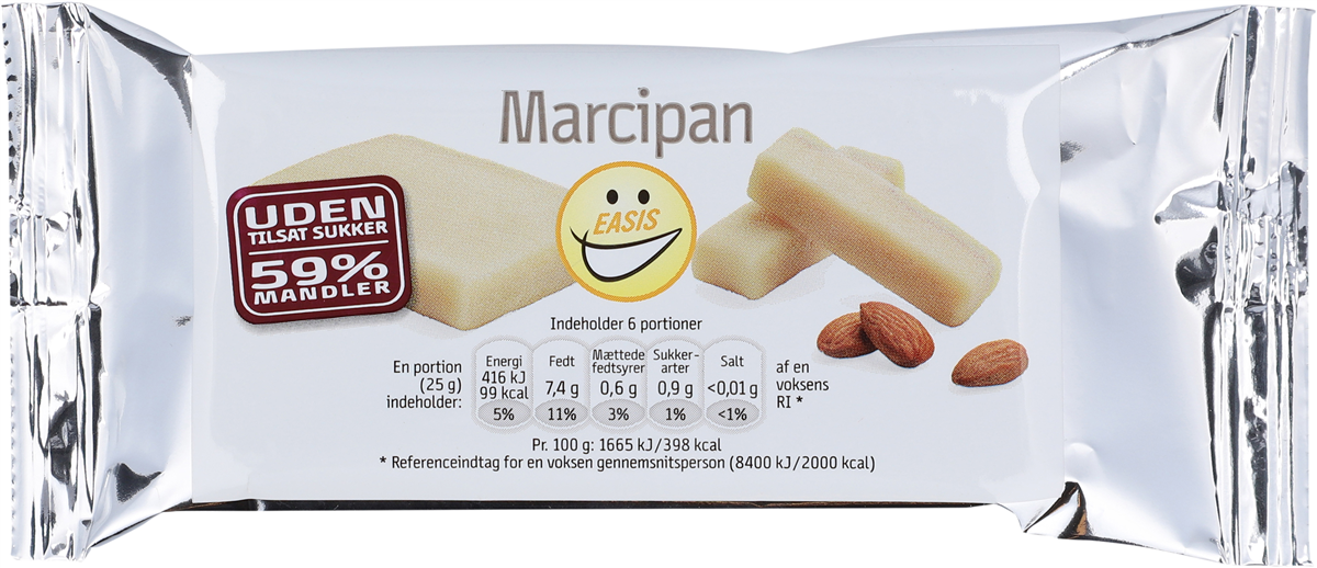 Easis ren rå marcip. U.T.S 100 g