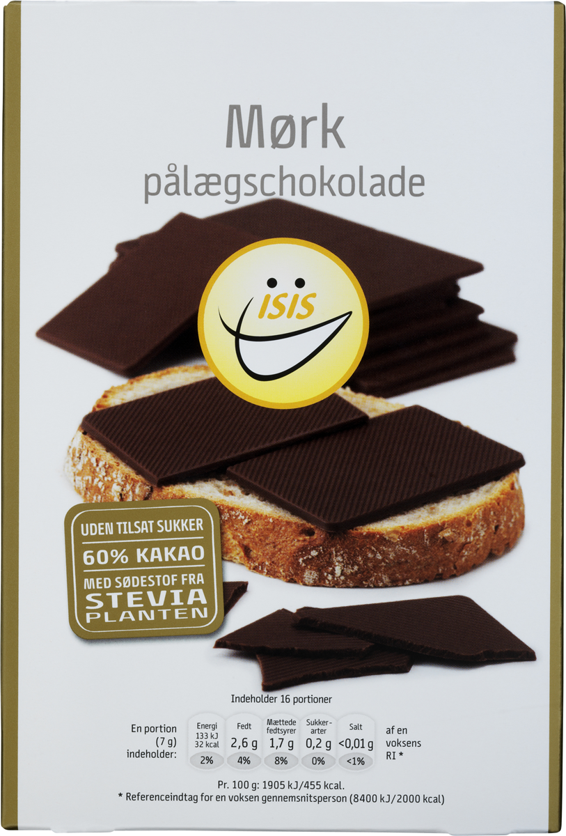 Easis Pålægschokolade Mørk